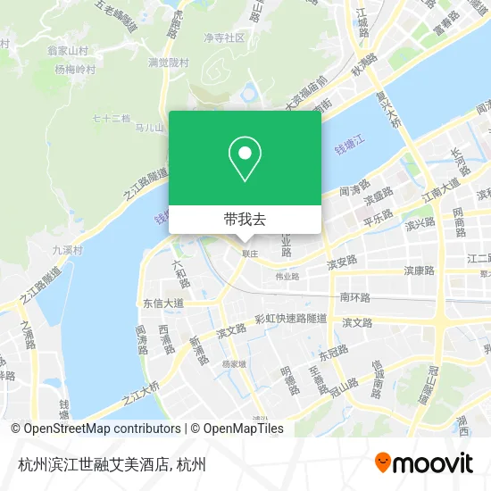 杭州滨江世融艾美酒店地图