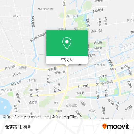 仓前路口地图