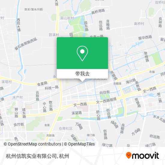 杭州信凯实业有限公司地图