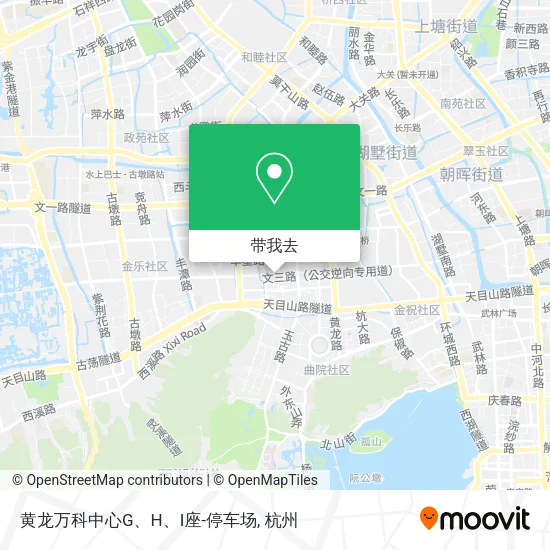 黄龙万科中心G、H、I座-停车场地图