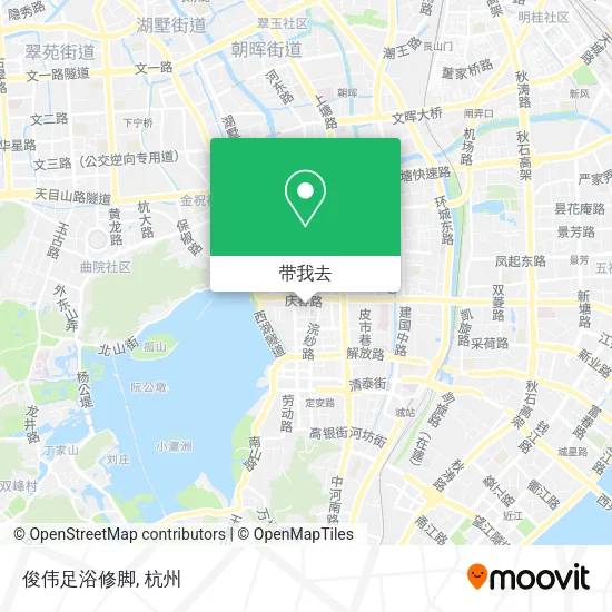 俊伟足浴修脚地图
