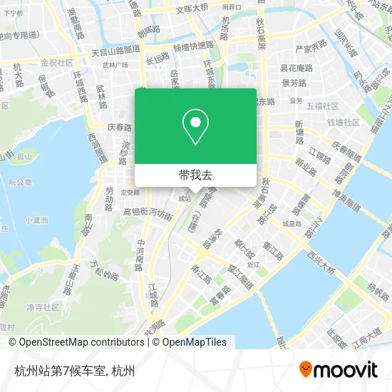 杭州站第7候车室地图