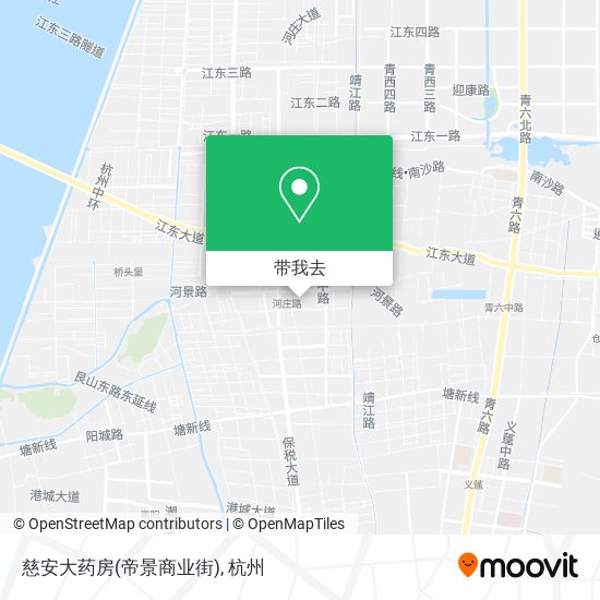 慈安大药房(帝景商业街)地图