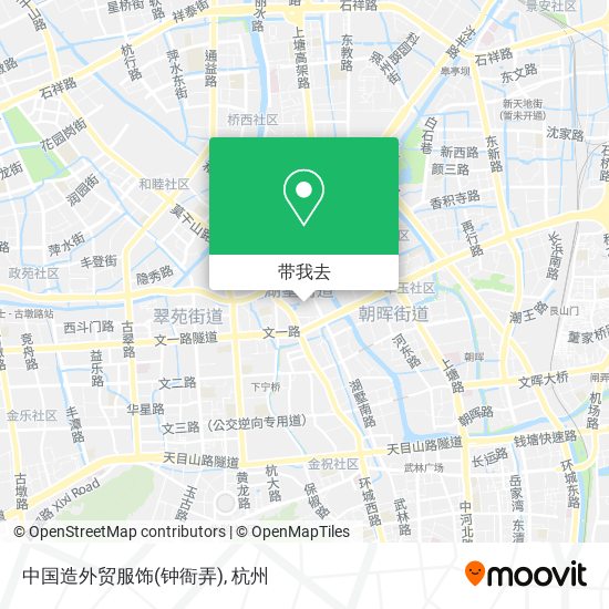 中国造外贸服饰(钟衙弄)地图