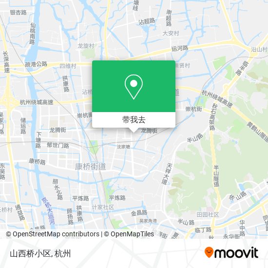 山西桥小区地图