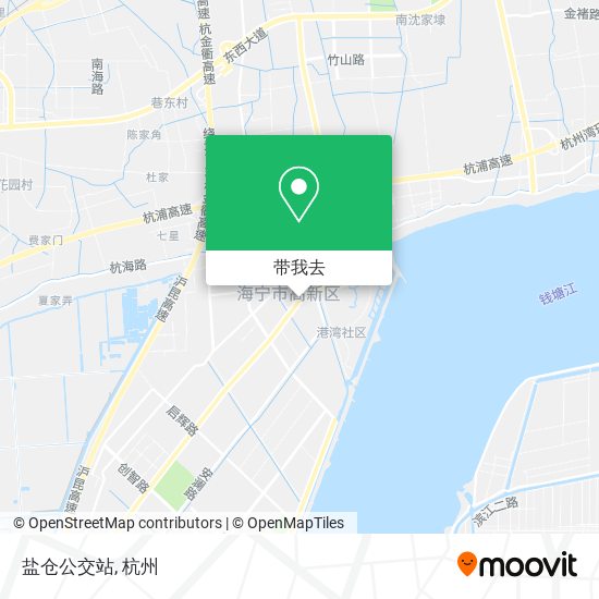 盐仓公交站地图