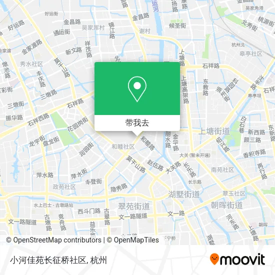 小河佳苑长征桥社区地图