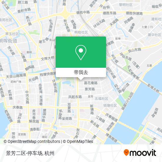 景芳二区-停车场地图