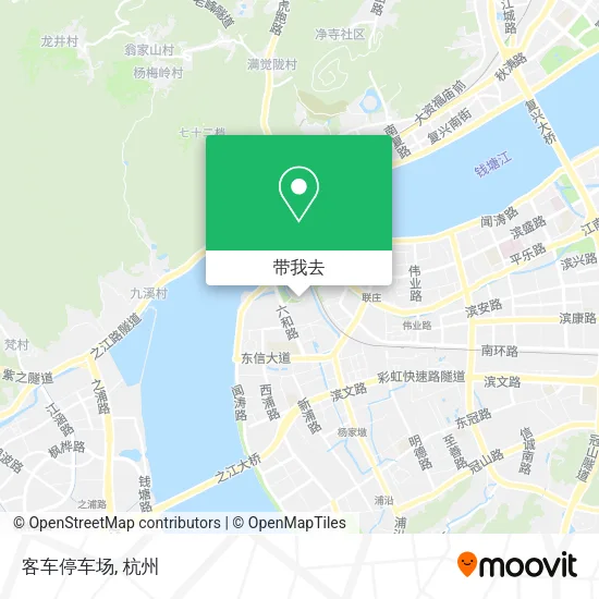 客车停车场地图