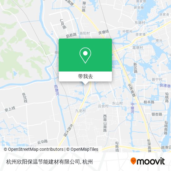 杭州欣阳保温节能建材有限公司地图