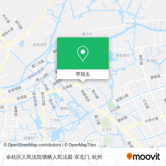 余杭区人民法院塘栖人民法庭-东北门地图