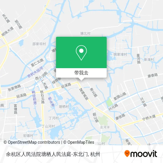 余杭区人民法院塘栖人民法庭-东北门地图