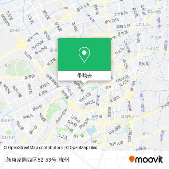 新康家园西区52-53号地图