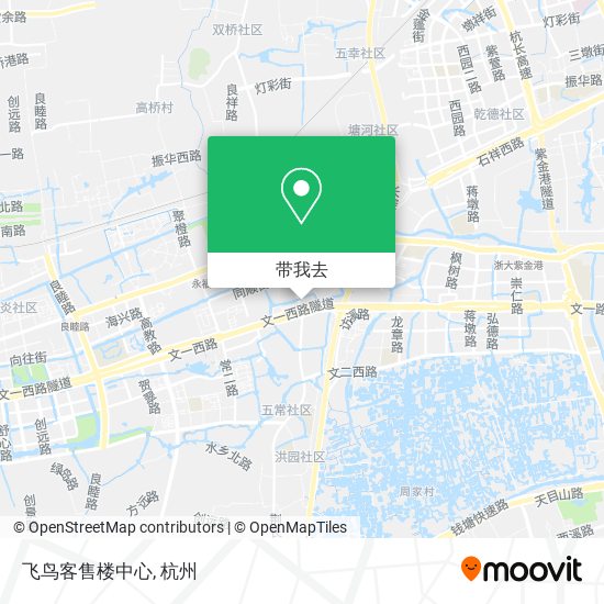 飞鸟客售楼中心地图