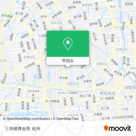 三坝棋牌会所地图