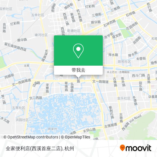 全家便利店(西溪首座二店)地图