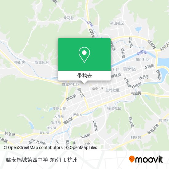 临安锦城第四中学-东南门地图