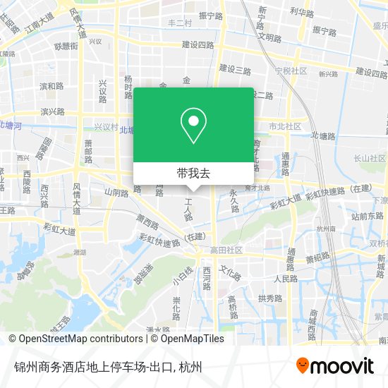 锦州商务酒店地上停车场-出口地图