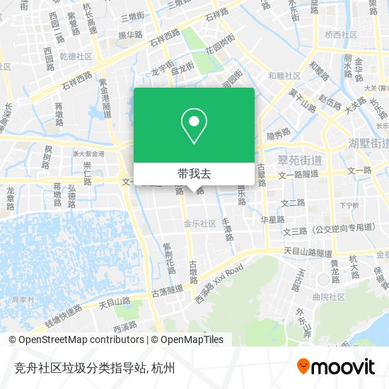 竞舟社区垃圾分类指导站地图
