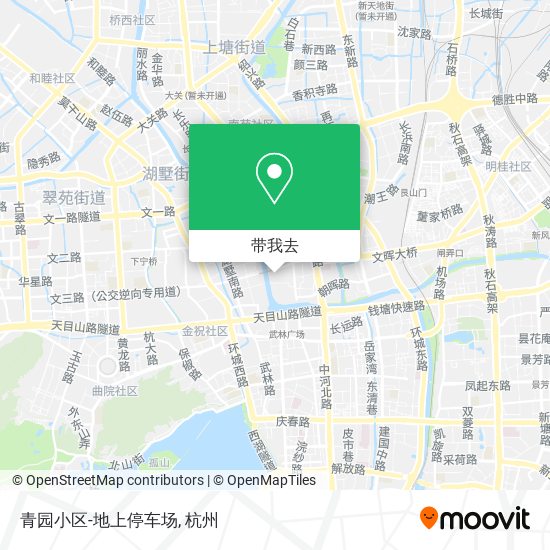 青园小区-地上停车场地图