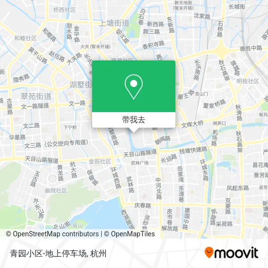 青园小区-地上停车场地图