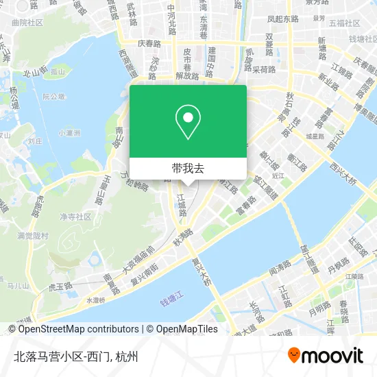 北落马营小区-西门地图