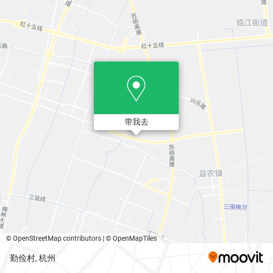 勤俭村地图