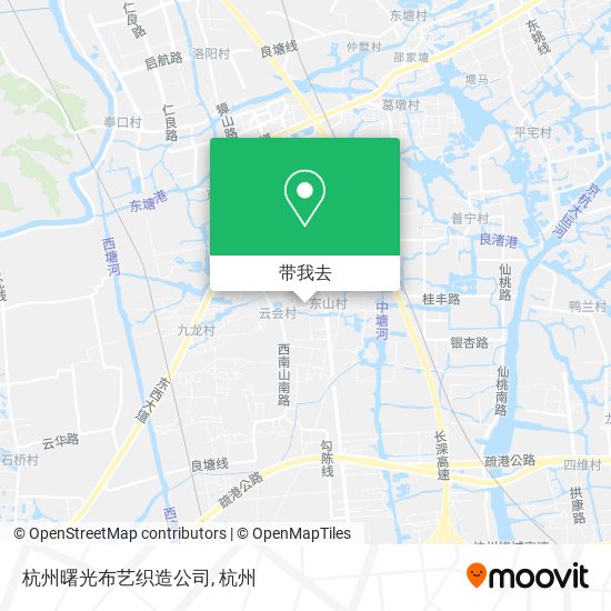 杭州曙光布艺织造公司地图