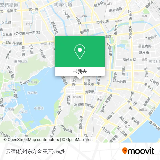 云宿(杭州东方金座店)地图