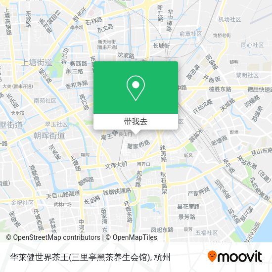 华莱健世界茶王(三里亭黑茶养生会馆)地图