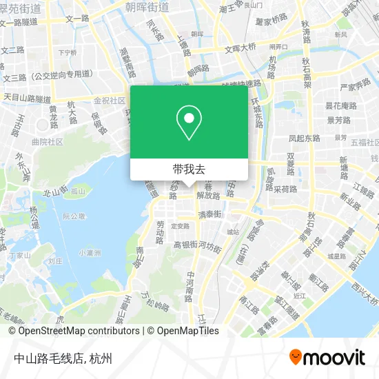 中山路毛线店地图