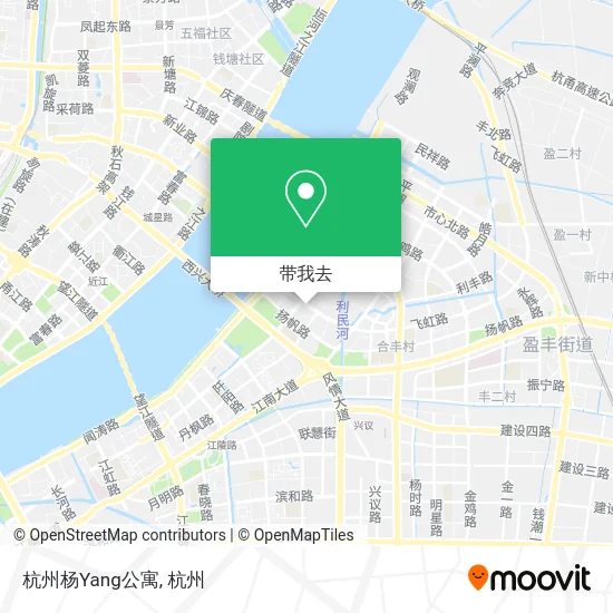 杭州杨Yang公寓地图