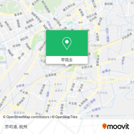 乔司港地图