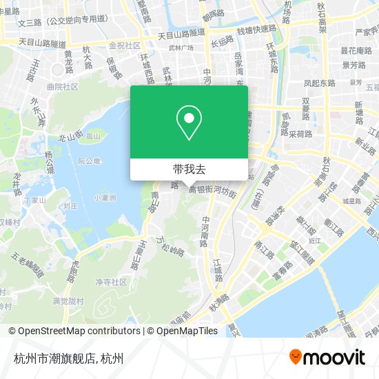 杭州市潮旗舰店地图