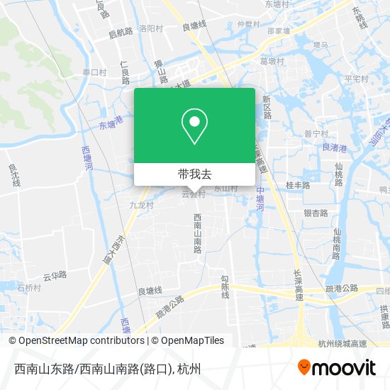 西南山东路/西南山南路(路口)地图