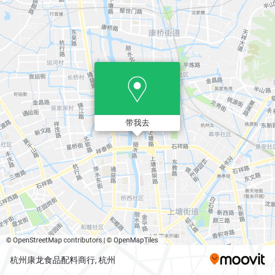 杭州康龙食品配料商行地图
