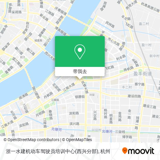 浙一水建机动车驾驶员培训中心(西兴分部)地图