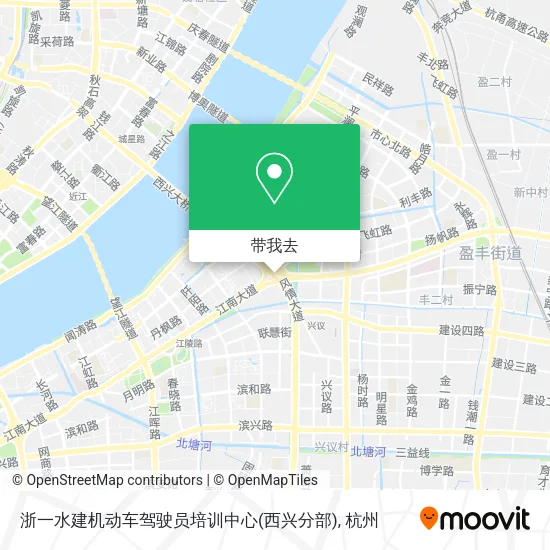 浙一水建机动车驾驶员培训中心(西兴分部)地图