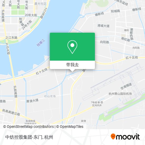 中纺控股集团-东门地图