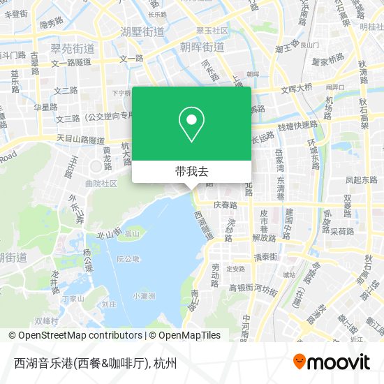 西湖音乐港(西餐&咖啡厅)地图