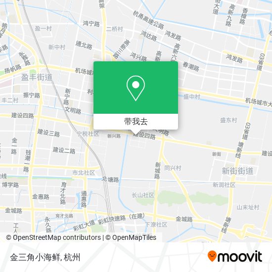 金三角小海鲜地图