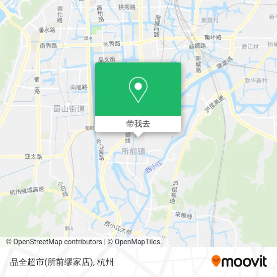 品全超市(所前缪家店)地图