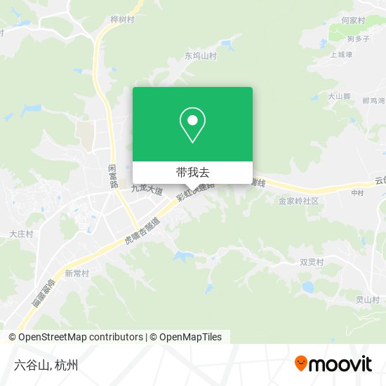 六谷山地图