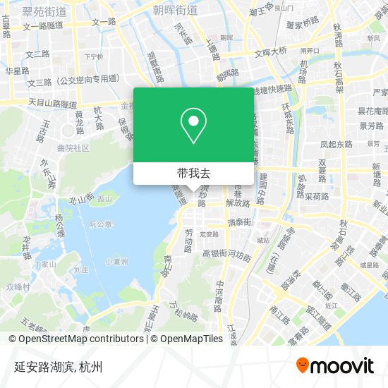 延安路湖滨地图