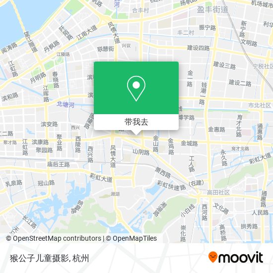 猴公子儿童摄影地图