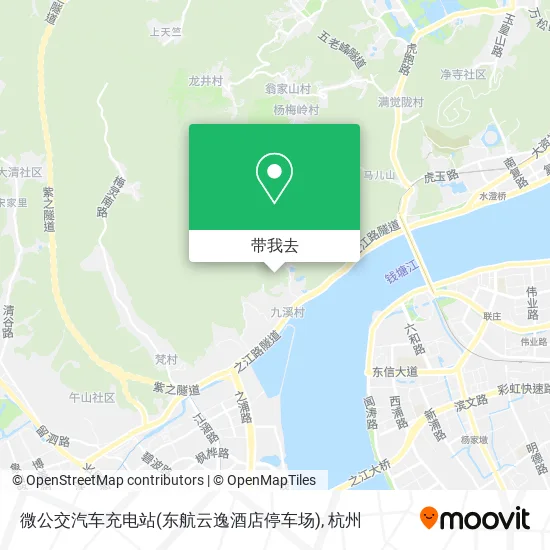 微公交汽车充电站(东航云逸酒店停车场)地图