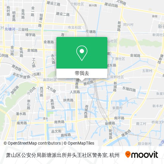 萧山区公安分局新塘派出所井头王社区警务室地图