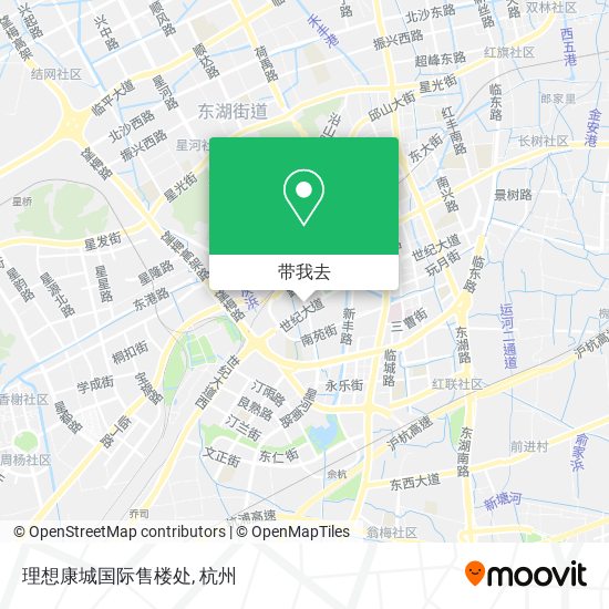 理想康城国际售楼处地图
