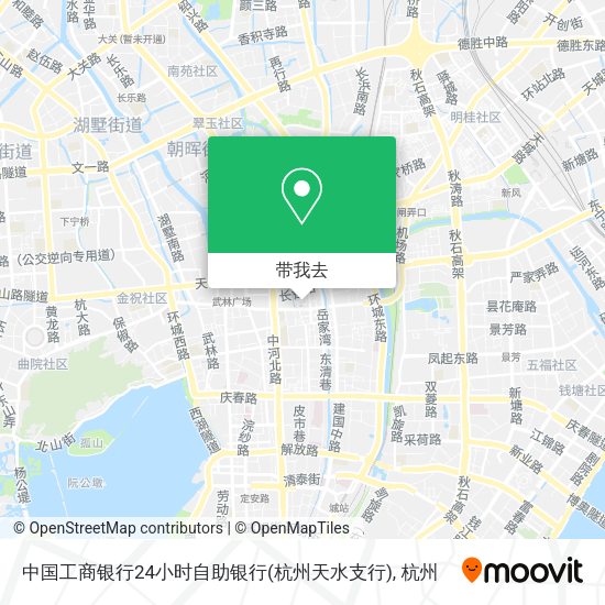 中国工商银行24小时自助银行(杭州天水支行)地图