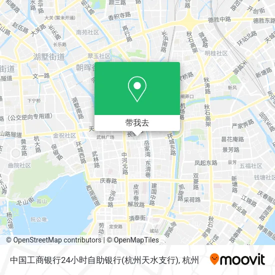 中国工商银行24小时自助银行(杭州天水支行)地图